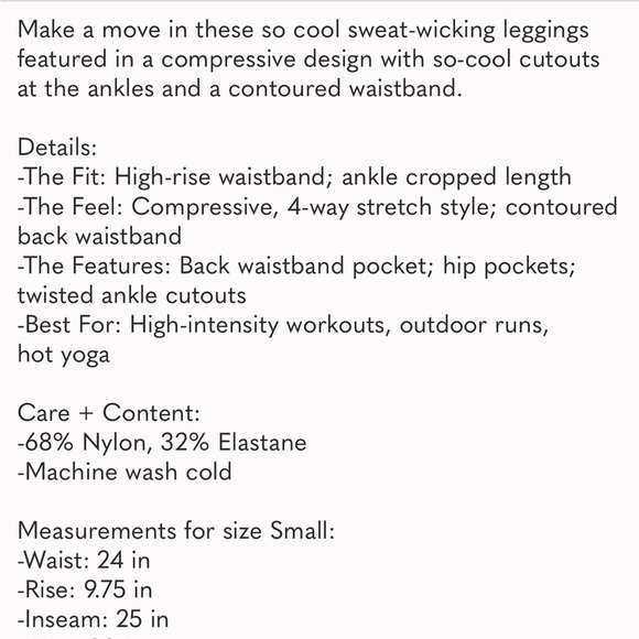 NWT! Free People Wave Rider Twist Ankle Leggings Blue Granite XS - Picture 4 of 12